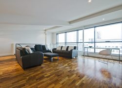 Modern day apartment with aluminium windows