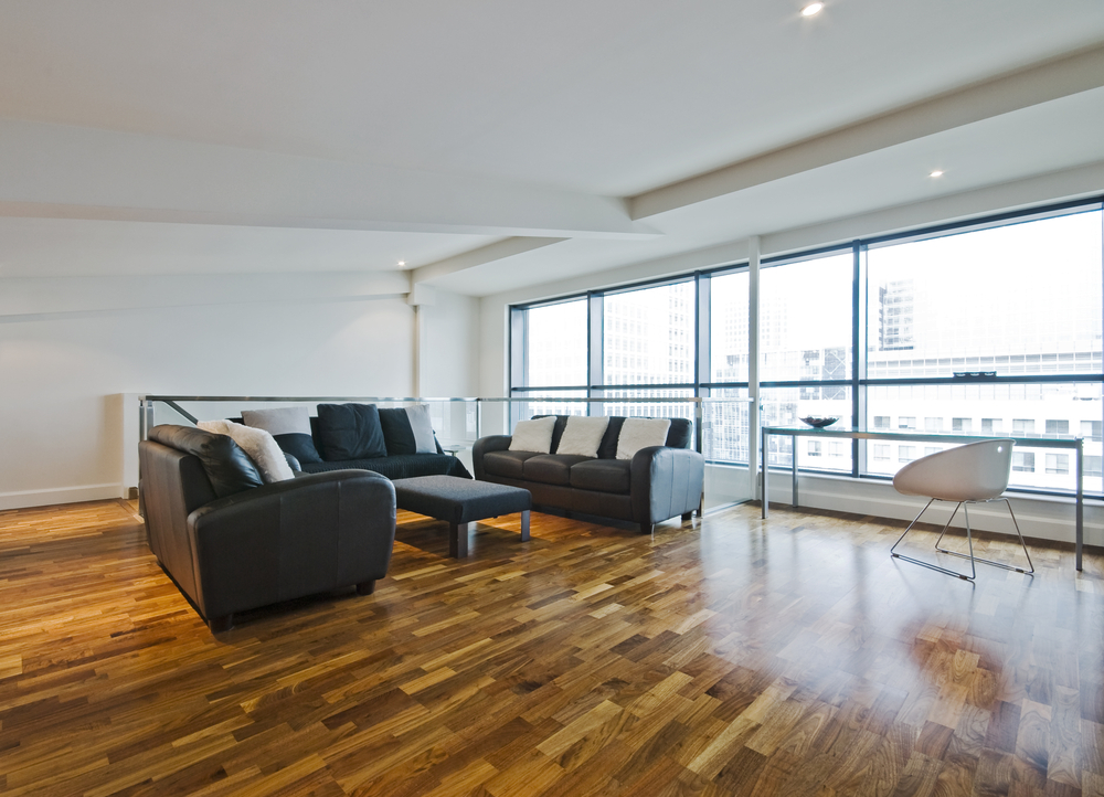 Modern day apartment with aluminium windows